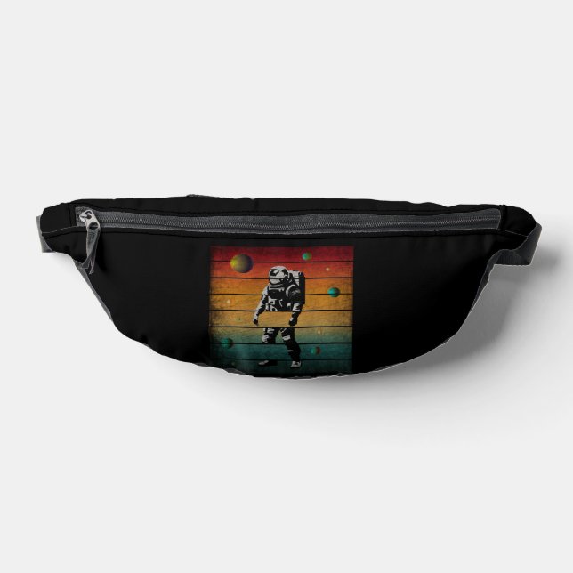 Trendy Funny Astronaut Vintag Space Planet Bauchtasche (Ablage )