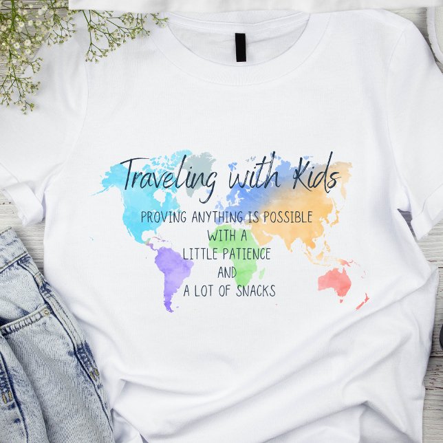 Trendy Funny Parent's Travel with Kid T-Shirt (Von Creator hochgeladen)