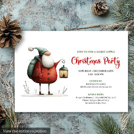 Trendy Funny Santa Christmas Celebration Invites Einladung
