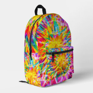 Trendy Gefärbte Krawatte Bedruckter Rucksack