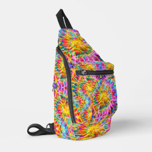 Trendy Gefärbte Krawatte Crossbody Bag