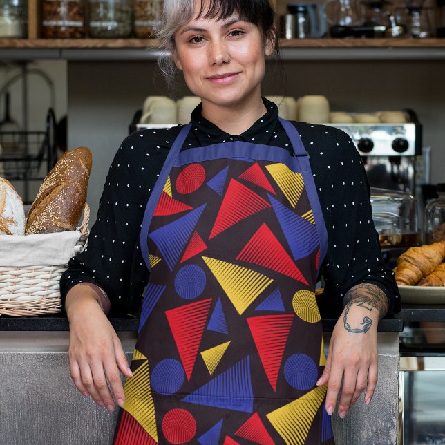 Trendy Geo Triangle Schürze (Von Creator hochgeladen)