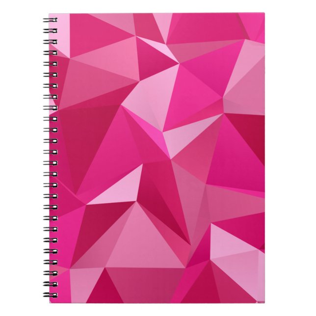 Trendy Geometric Halftone Print Foto Notebook Notizblock (Vorderseite)