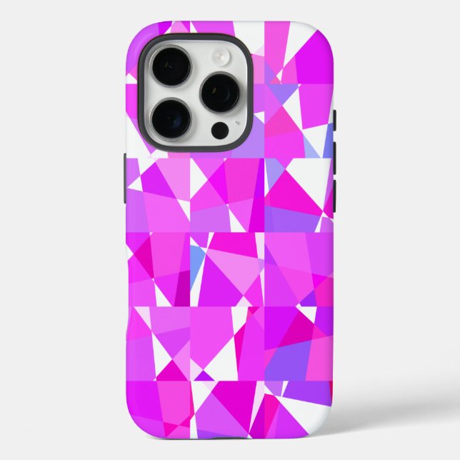 Trendy Geometric Square Pattern Case-Mate iPhone Hülle (Rückseite)