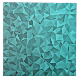 Trendy Geometric Triangle Mosaik Türkis Tile Fliese