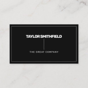 Trendy Geometry Simple Corporate Business Card Visitenkarte