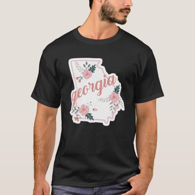 Trendy GEORGIA Dreaming Proud Staat T-Shirt (Vorderseite)