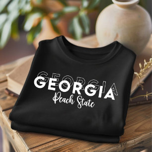 Trendy Georgia Pfirsich-Staat T-Shirt