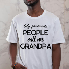 Trendy Geschenk für den Vatertag anwesend GrandPa T-Shirt