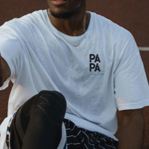 Trendy Geschenk für Vater Personalisiert Name Einz T-Shirt