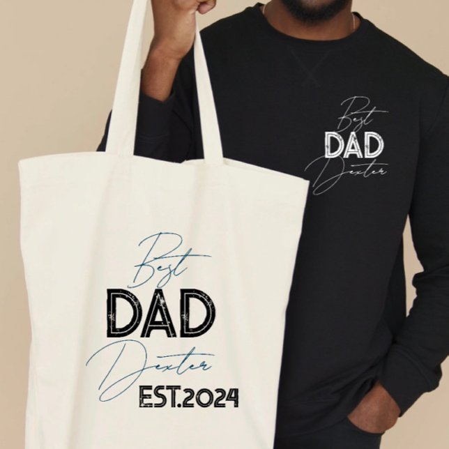 Trendy Geschenk für Vater Personalisiert Name Einz Tragetasche (Von Creator hochgeladen)