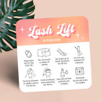 Trendy Girlly Peach-Lash-Lifting- und -Tönungs-Nac