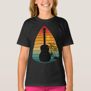 TRENDY GITARRENPLEKTRON SONNENUNTERGANG T-Shirt