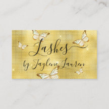 Trendy Glam Yellow Gold Luxus Butterfly Lashes