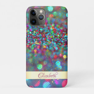 Trendy Glitzer Bokeh Gold Confetti - Personalisier Case-Mate iPhone Hülle