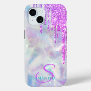 Trendy Glitzer Tropfens Ombre Cool Holographic Case-Mate iPhone Hülle
