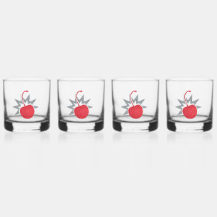 Trendy Glitzy Cherry Bomb Whiskyglas