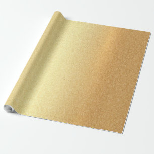 Trendy Gold Glitzer Glam Modernes, elegantes Gloss Geschenkpapier