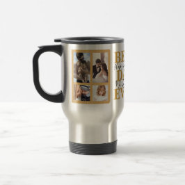 Trendy Gold Script Best Vater Ever Vathers Day Fot Reisebecher