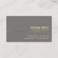 Trendy Gold Text Chic Beruflich Design Deluxe