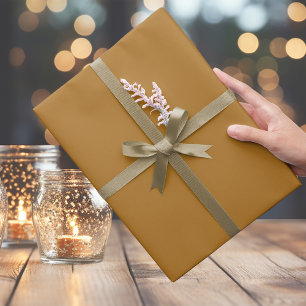 Trendy Golden Brown Wrapping Paper Geschenkpapier