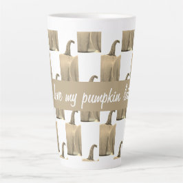 Trendy Golden Pumpkin I Liebe My Milchtasse