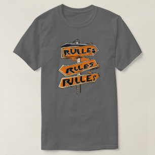Trendy Graphic T - Shirt für Regeln