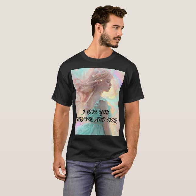 "Trendy Graphic T - Shirt, Premium Cotton Unisex T T-Shirt (Vorne ganz)