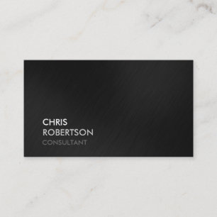 Trendy Gray Attractive Business Card Visitenkarte
