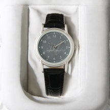 Trendy Gray Stylish Monogram Initial and Name