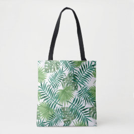 Trendy Green Botanical Palm Blätter