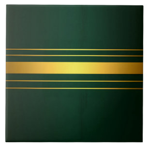 Trendy Green Gold Luxury Linen Texture Collection Fliese