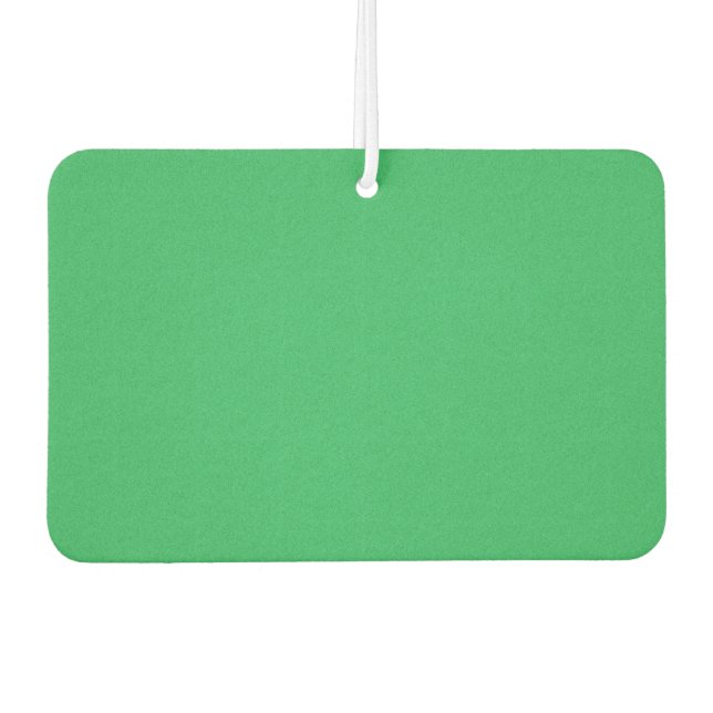 Trendy Green Grainy Background Autolufterfrischer (Vorderseite)