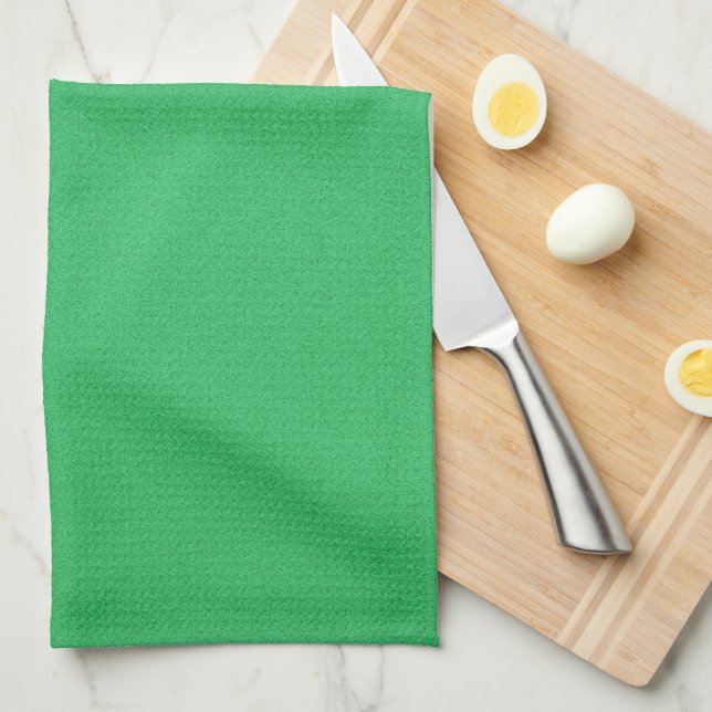 Trendy Green Grainy Background Handtuch (Viertel Falte)