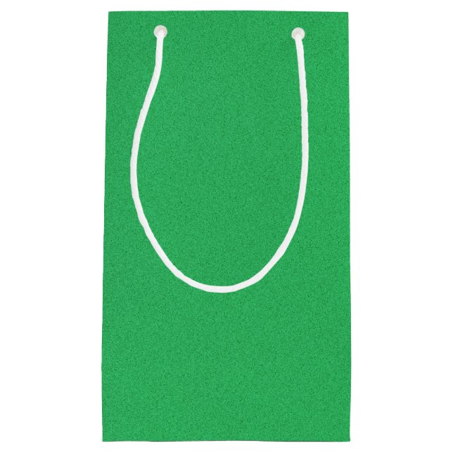 Trendy Green Grainy Background Kleine Geschenktüte (Vorderseite)