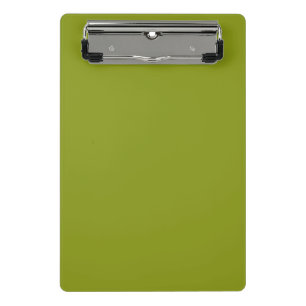 Trendy Green (solide Farbe) Mini Klemmbrett