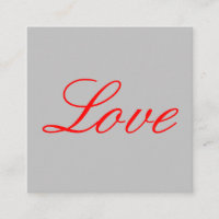 Trendy Grey Background Red Liebe Wedding
