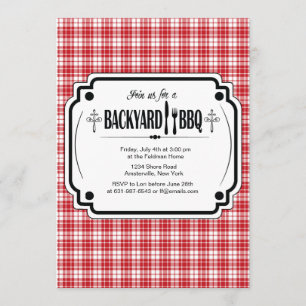 Trendy GRILLEN Einladung