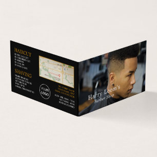 Trendy Hair Cut, Men's Barbers, Loyalty Card, Visitenkarten