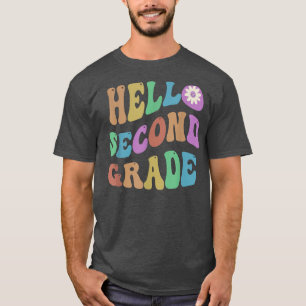Trendy HALLO LEHRER DER ZWEITEN KLASSE Hallo 2. Kl T-Shirt