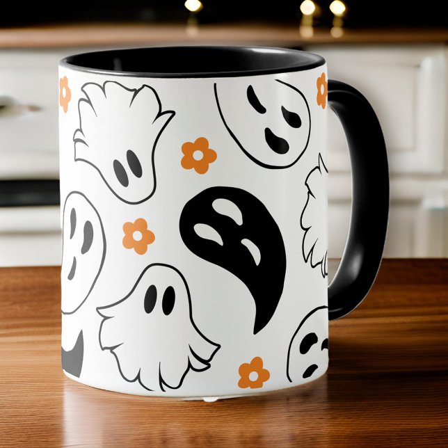 Trendy Halloween Niedlich Ghost Squad Classic Tasse (Von Creator hochgeladen)