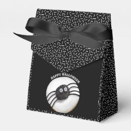 Trendy Halloween Spooky Black Spider Donut Geschenkschachtel