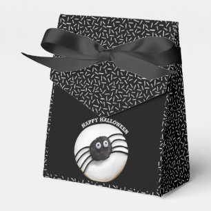 Trendy Halloween Spooky Black Spider Donut Geschenkschachtel