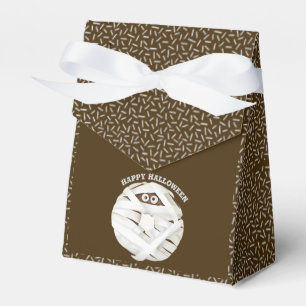 Trendy Halloween Spooky Brown Boo Ghost Donut Geschenkschachtel