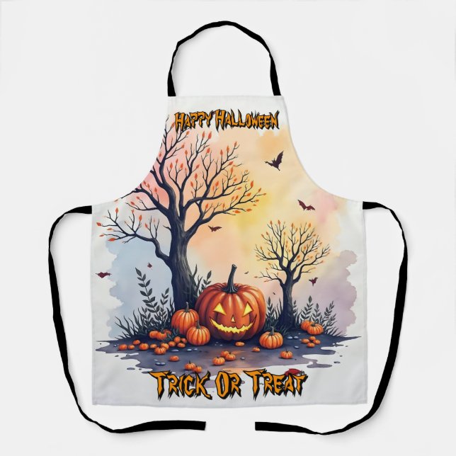 Trendy Halloween Spooky Cute Collection Schürze (Vorderseite)