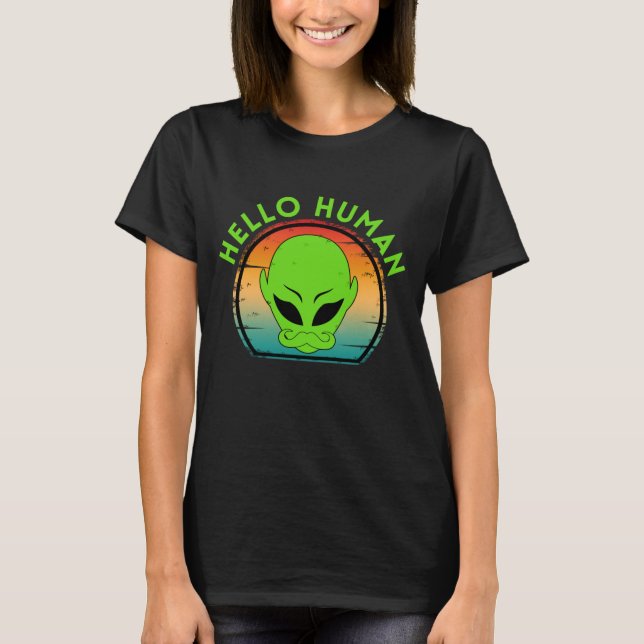 trendy hello human T-Shirt (Vorderseite)