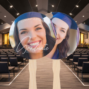 Trendy Herzlichen Glückwunsch Graduate Foto Abschl Fächer