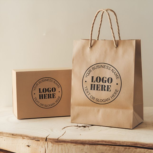 Trendy Hinzufügen von Firmenlogo und Text benutzer Gummistempel (Von Creator hochgeladen)