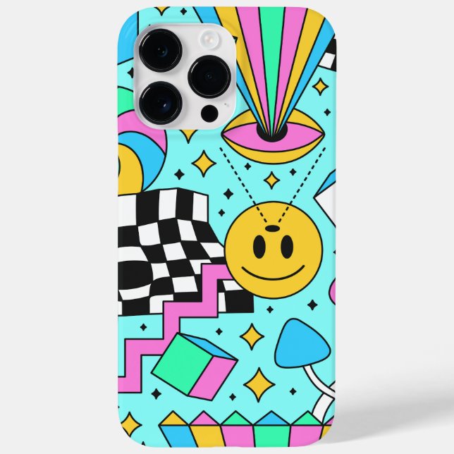 Trendy Hippy Abstrakt Case-Mate iPhone Hülle (Rückseite)