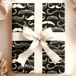 Trendy Hipster Black and White Mustache Muster Geschenkpapier<br><div class="desc">Dieses trendige Hipster Black and White Mustache Muster Wrapping Paper bringt Ihnen einen lustigen und sonderbaren Flair in Ihre Geschenkverpackung. Die stilvollen schwarzen Schnurrbartbilder auf einem weißen Hintergrund machen dieses Packpapier perfekt für Hipster-Events,  Geburtstage oder jede Gelegenheit,  die ein spielerisches,  aber modernes Design erfordert.</div>